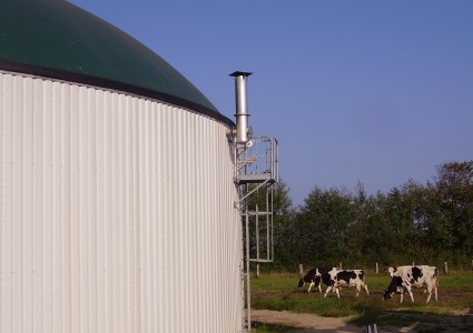 anaerobic digester waste to energy plant